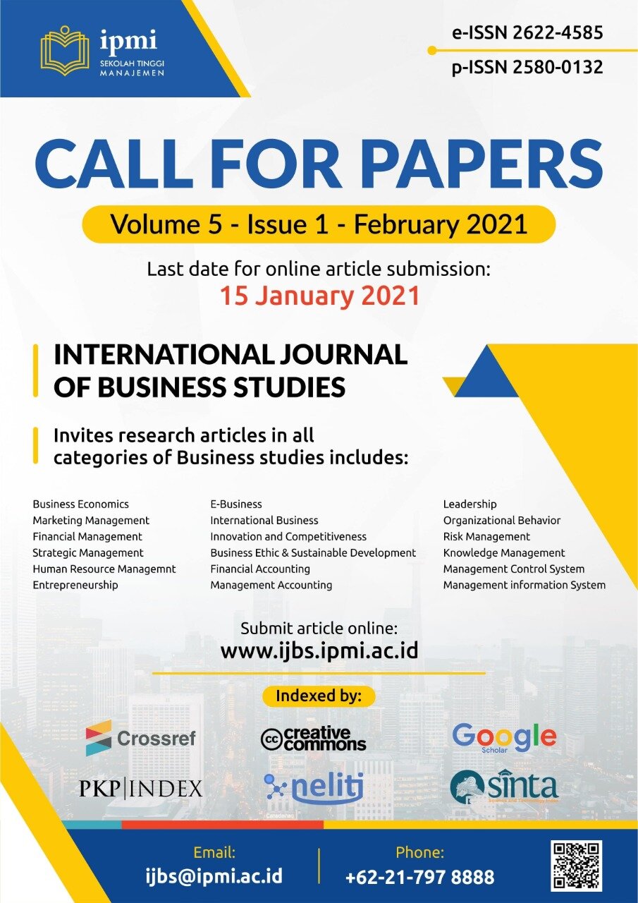 Announcements International Journal of Business Studies